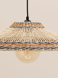 Hanging Lamp Samoa Yellow And Blue Edge
