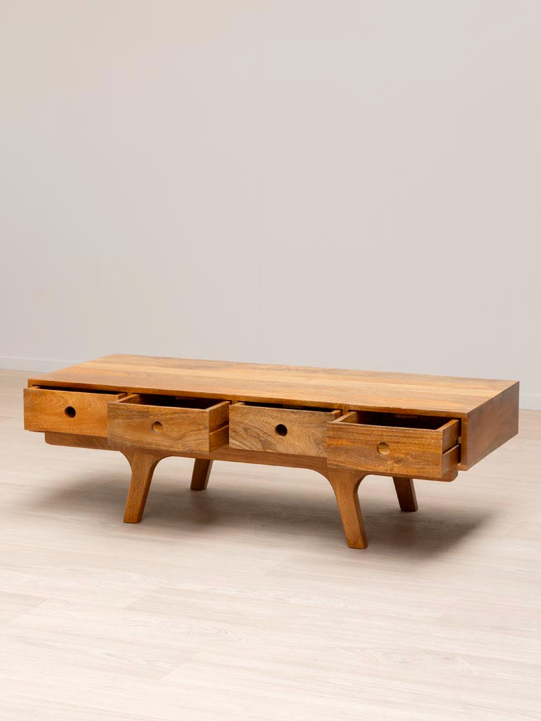 Aramis Coffee Table 4 Drawers