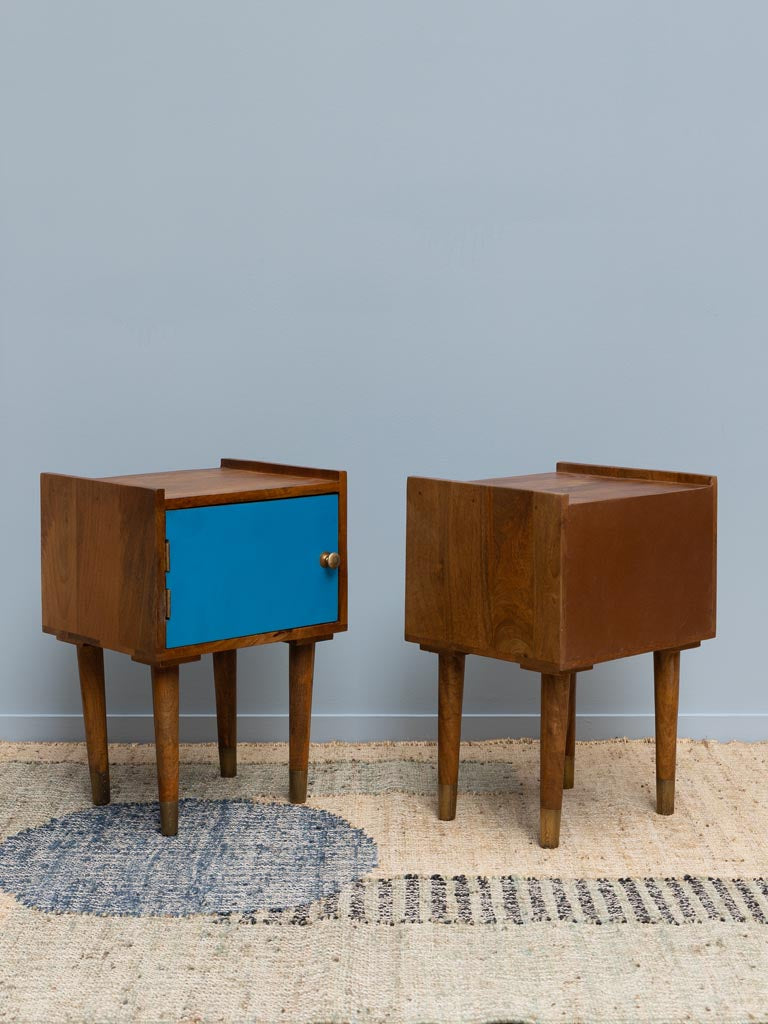 Set Of 2 Bedside Tables Left/Right Twin