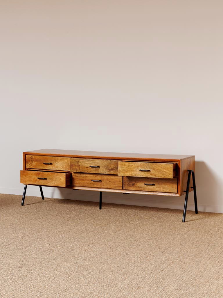 Low Sideboard 6 Drawers Chapman