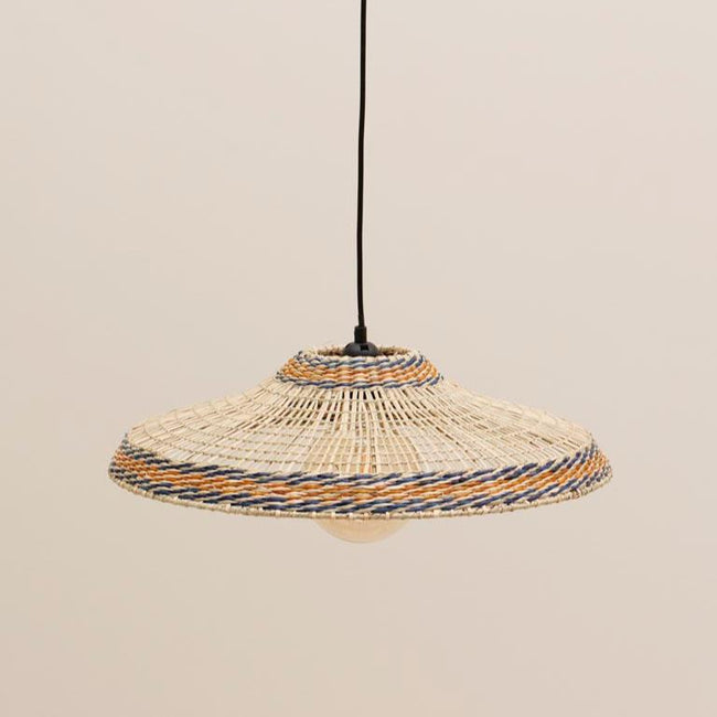 Hanging Lamp Samoa Yellow And Blue Edge