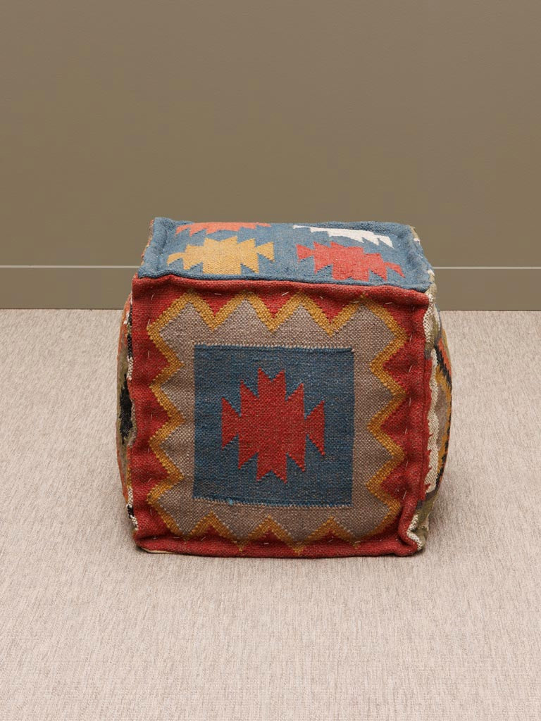 Kilim Pouf Autumn