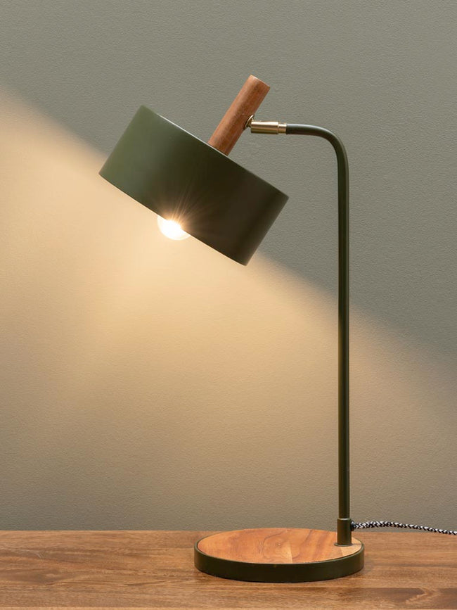 Green Desk Lamp Olive