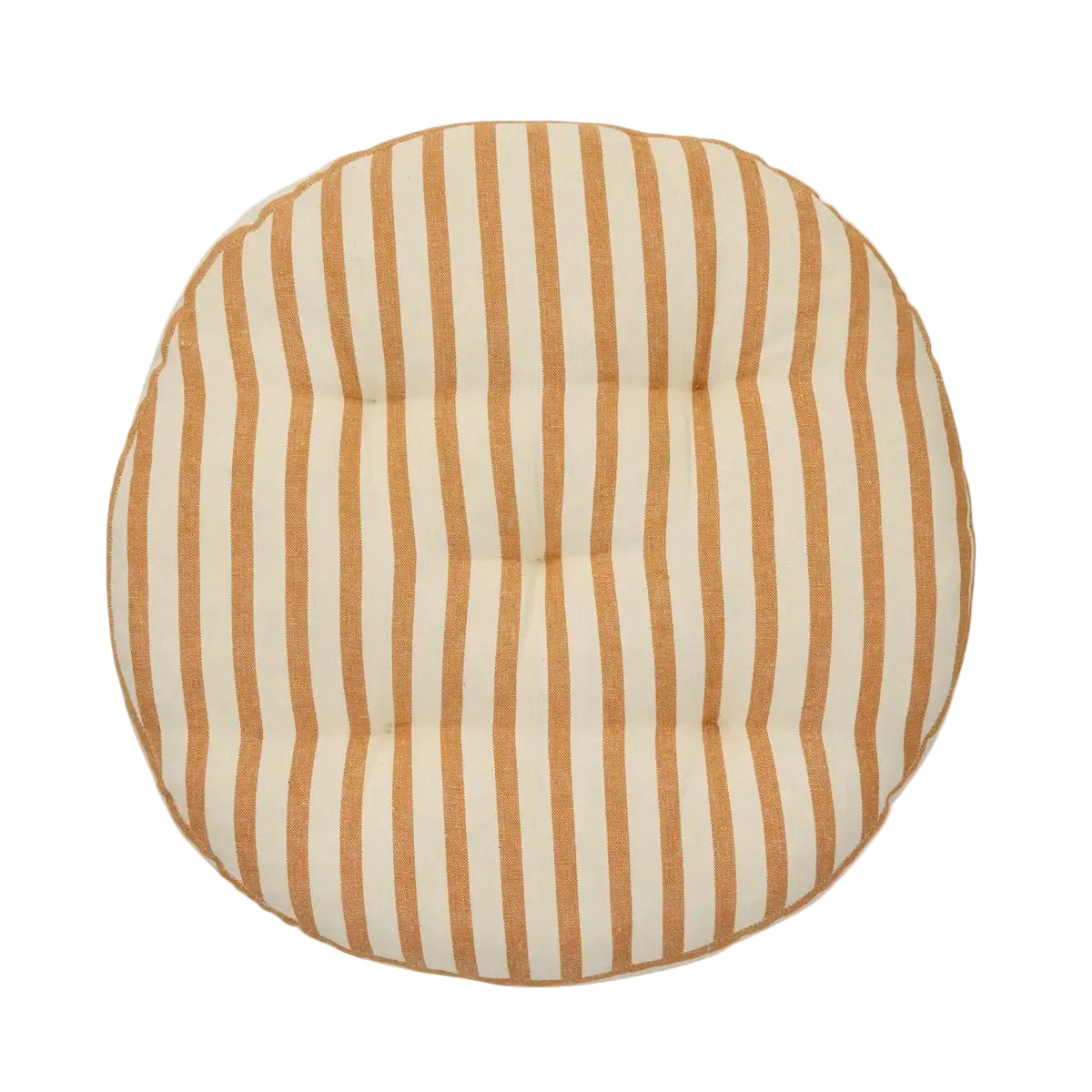 Round Cotton Chair Pad Striped - Madam Stoltz