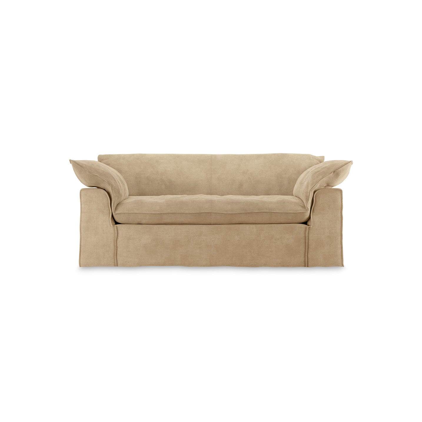 HKLIVING Nomad couch : 204cm royal velvet cream