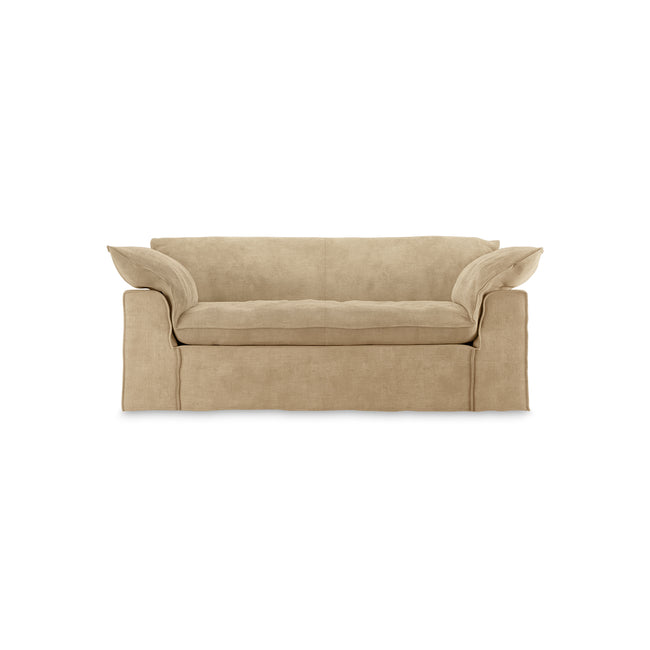 HKLIVING Nomad couch : 204cm royal velvet cream