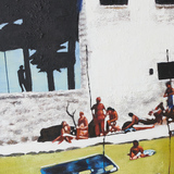 HKliving Framed artwork endless summer, 127x152cm