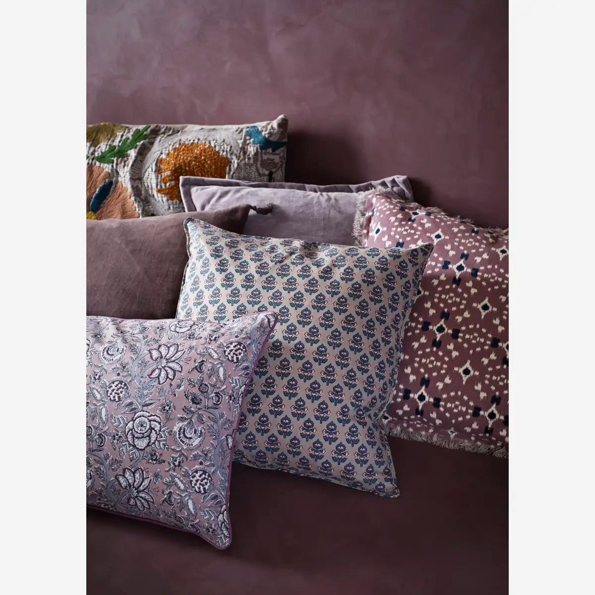 Velvet Cushion Eggplant