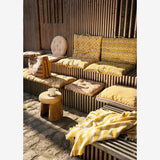 Cotton Seating Mat Mustard, Sand, 0ff White