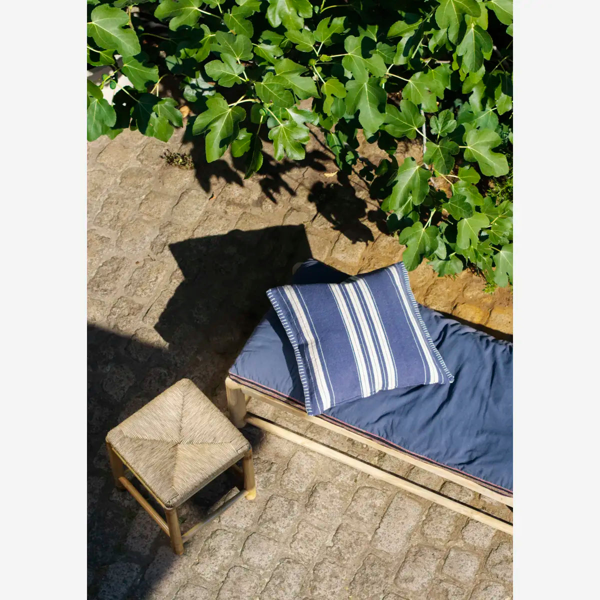 Cotton Seating Mat Blue, Sand, Black