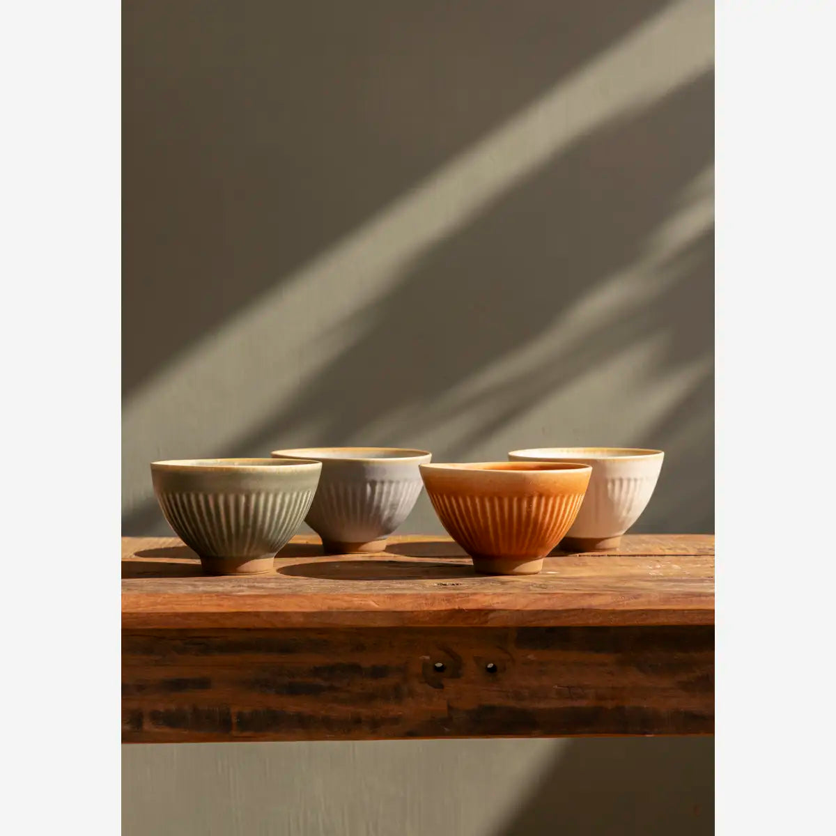 Recycled Wooden Table / Bench Natural 135x40x43cm
