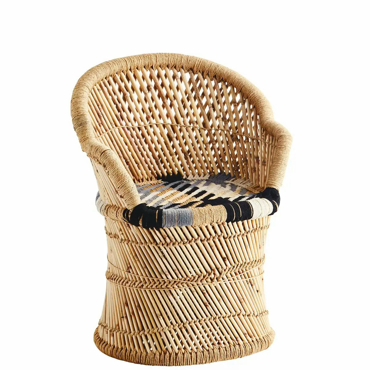 Bamboo Chair With Cotton Madam Stoltz