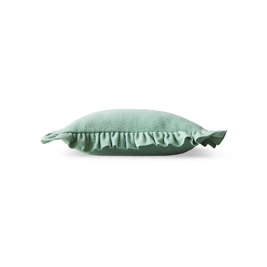 HKLIVING Felt Cushion mint 60x40cm