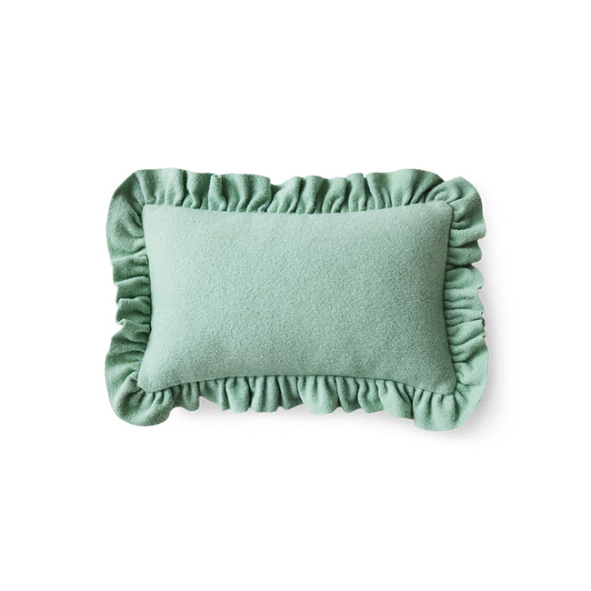 HKLIVING Felt Cushion mint 60x40cm