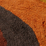 HKLIVING Bath Mat Retro Swirl (90x120)