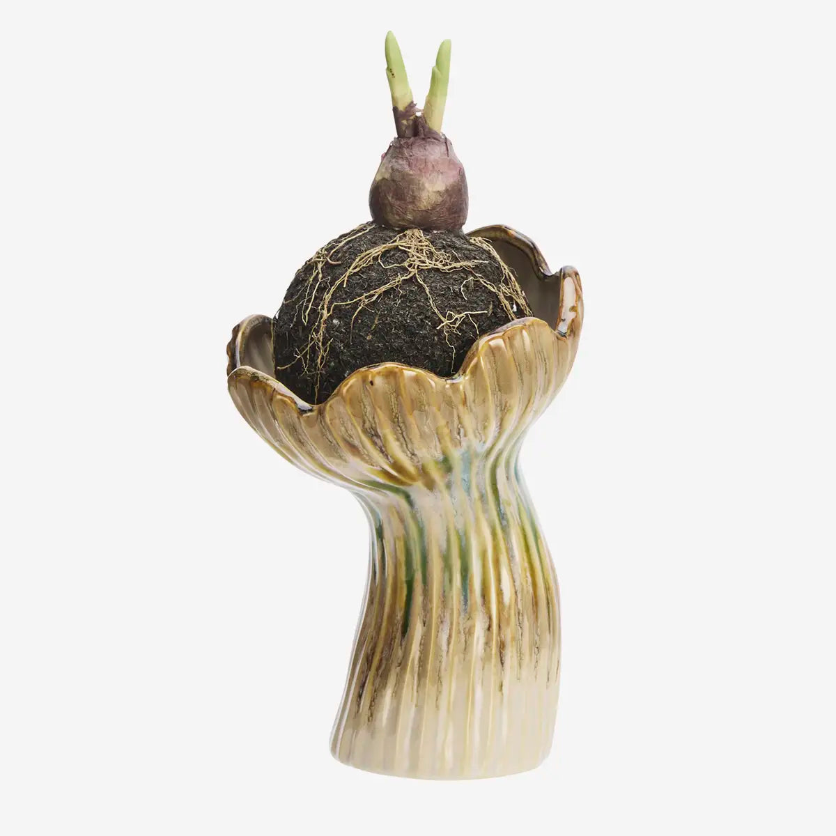 Stoneware vase Flower - Madam Stoltz