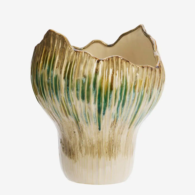 Stoneware vase Flower - Madam Stoltz