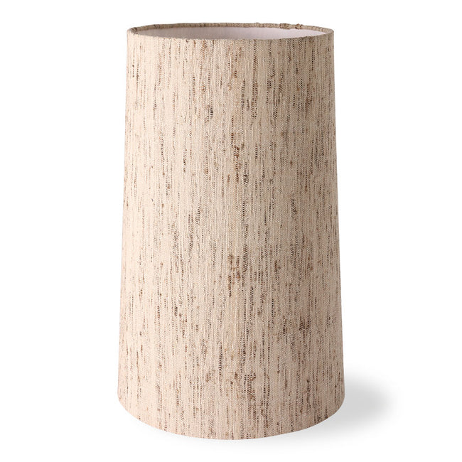 HKliving Cone Lamp Shade Silk, Natural, Ø36cm