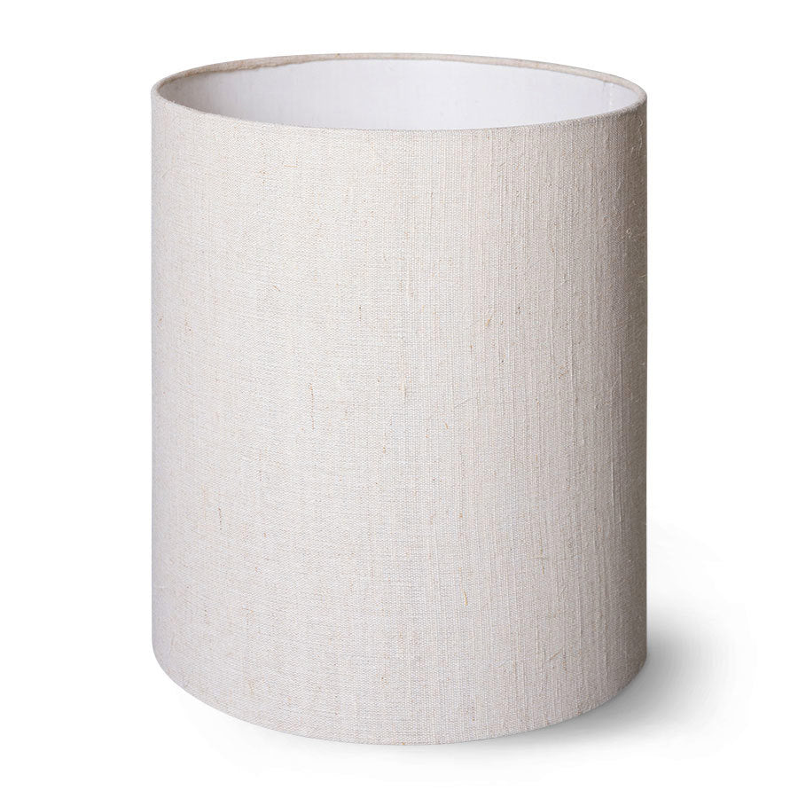 HKLIVING Cilinder Lamp Shade Linen Natural, Ø30cm