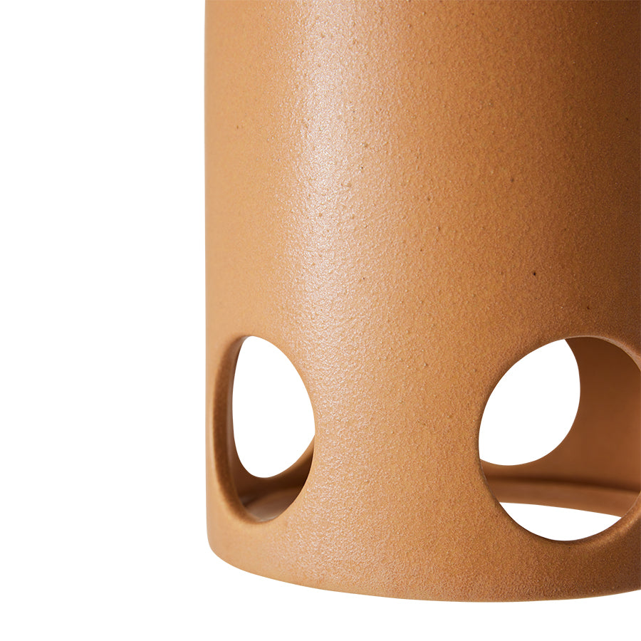 HKliving Ceramic Pendant Lamp Peach