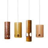 HKliving Ceramic Pendant Lamp Peach