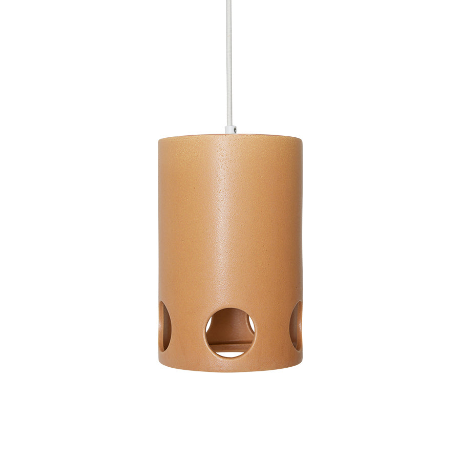 HKliving Ceramic Pendant Lamp Peach
