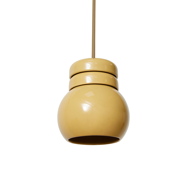 HKliving Bulb Pendant Lamp Mustard