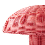 HKliving Rattan Table Lamp Blush