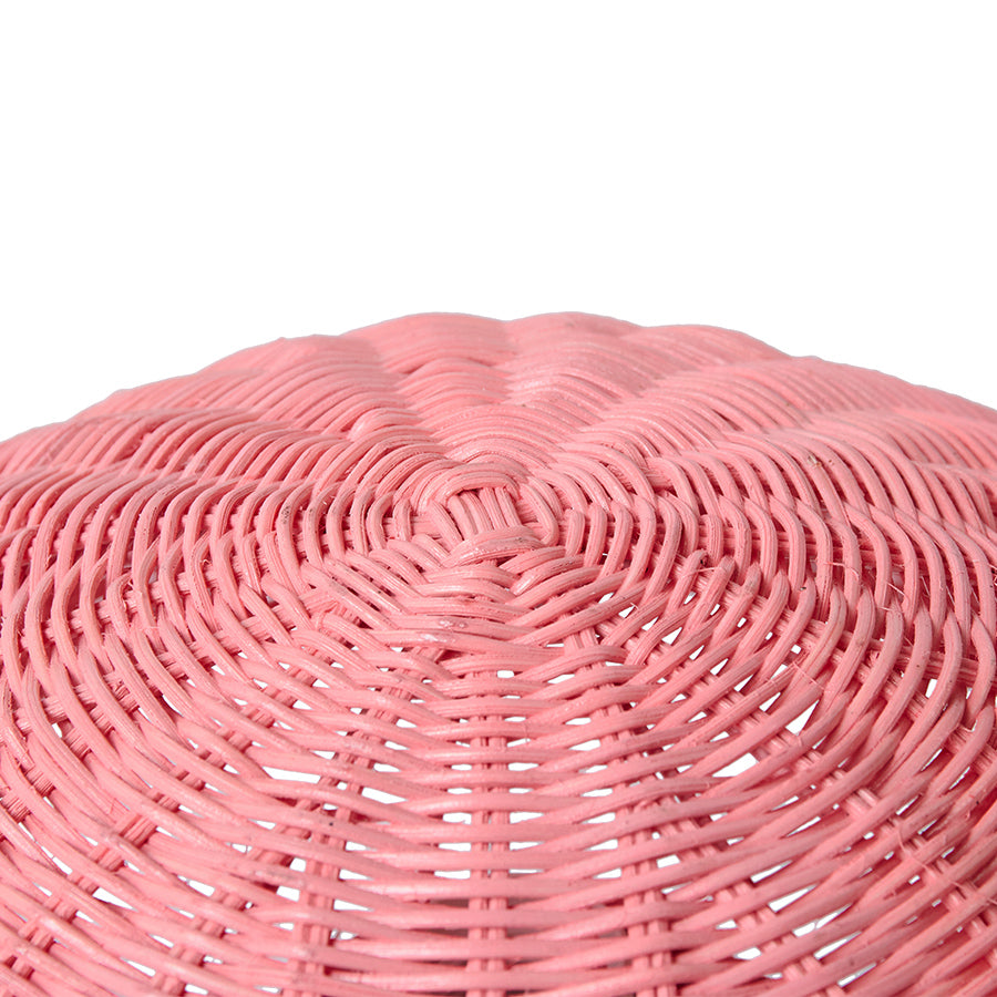 HKliving Rattan Table Lamp Blush