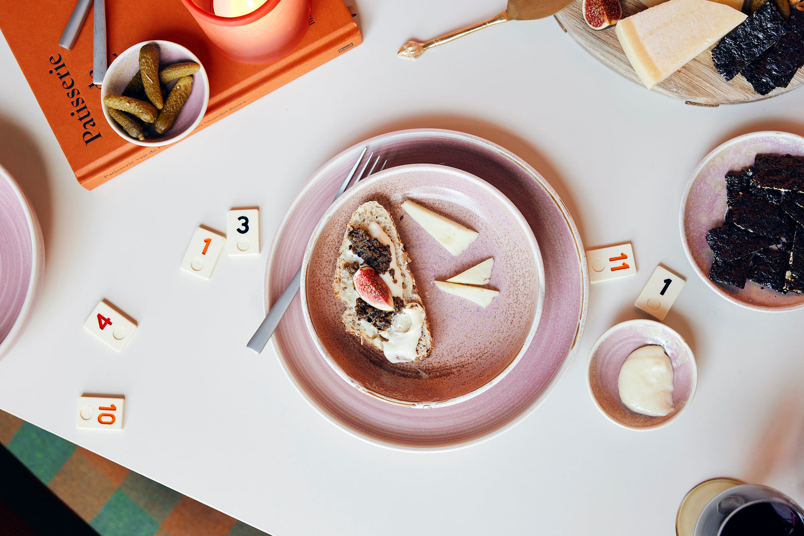 HKliving Chef Ceramics: Deep Plate Rustic Pink, M