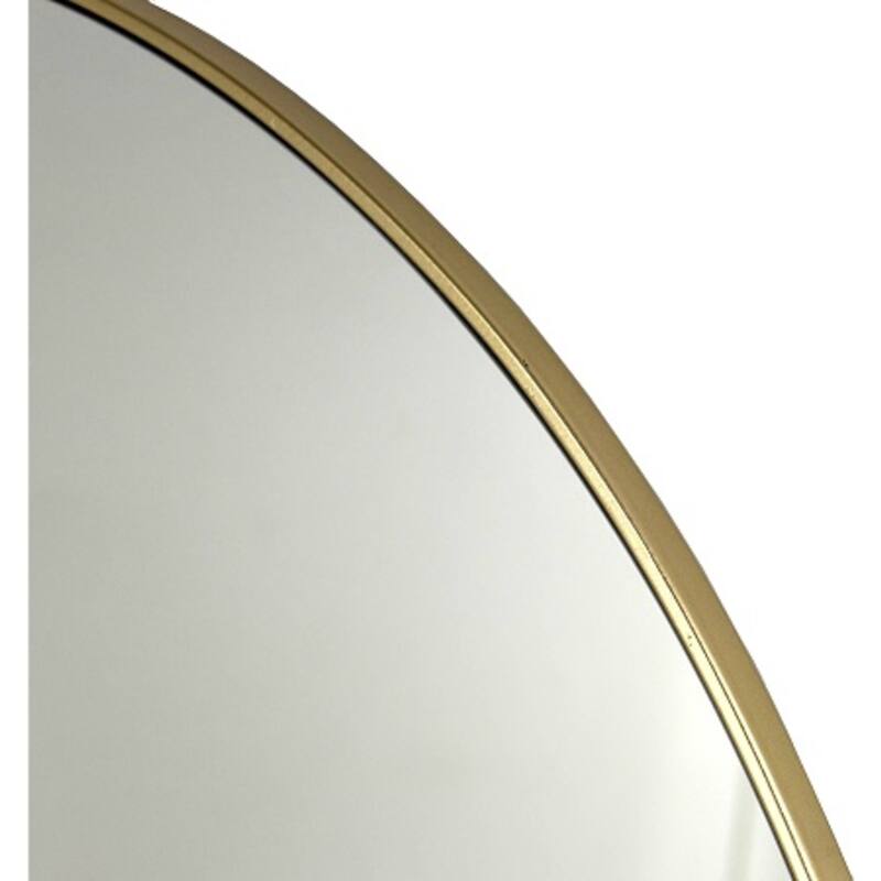 Round Mirror Gold 57cm