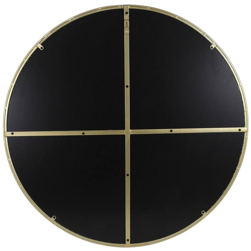 Round Mirror Gold 80cm