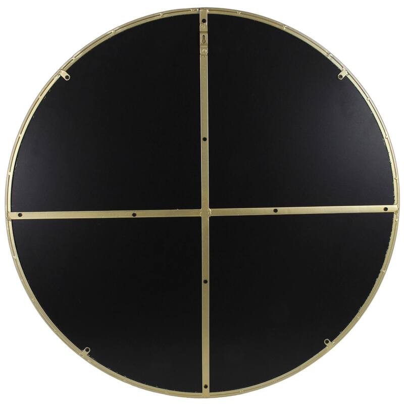 Round Mirror Gold 57cm