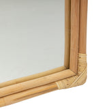 Rattan Arch Frame Floor Mirror