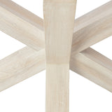 Solid Oak DiningTable Whitewashed / Star Frame / Strachel A.F.