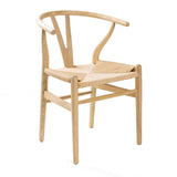 Hans J Wegner style Wishbone Chair - Natural