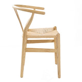 Hans J Wegner style Wishbone Chair - Natural