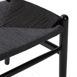 Hans J Wegner style Wishbone Chair - All Black