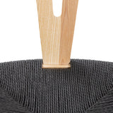 Hans J Wegner style Wishbone Chair -Natural/Black