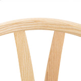 Hans J Wegner style Wishbone Chair -Natural/Black