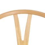 Hans J Wegner style Wishbone Bar Stool - Natural