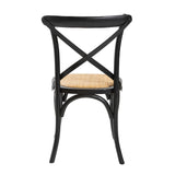 Crossback Chair Black / Natural