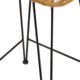 HKliving Rattan Bar Stool Natural