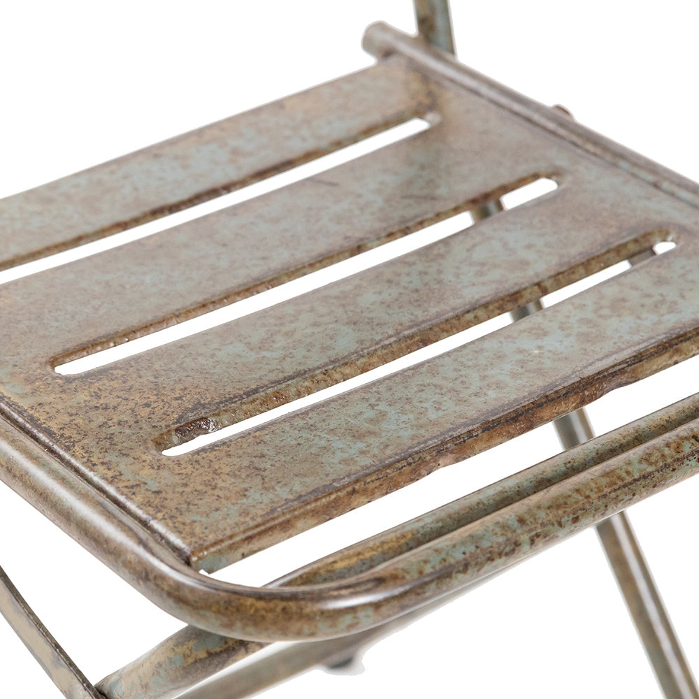 Recycled Folding Iron Chair
- Madam Stoltz