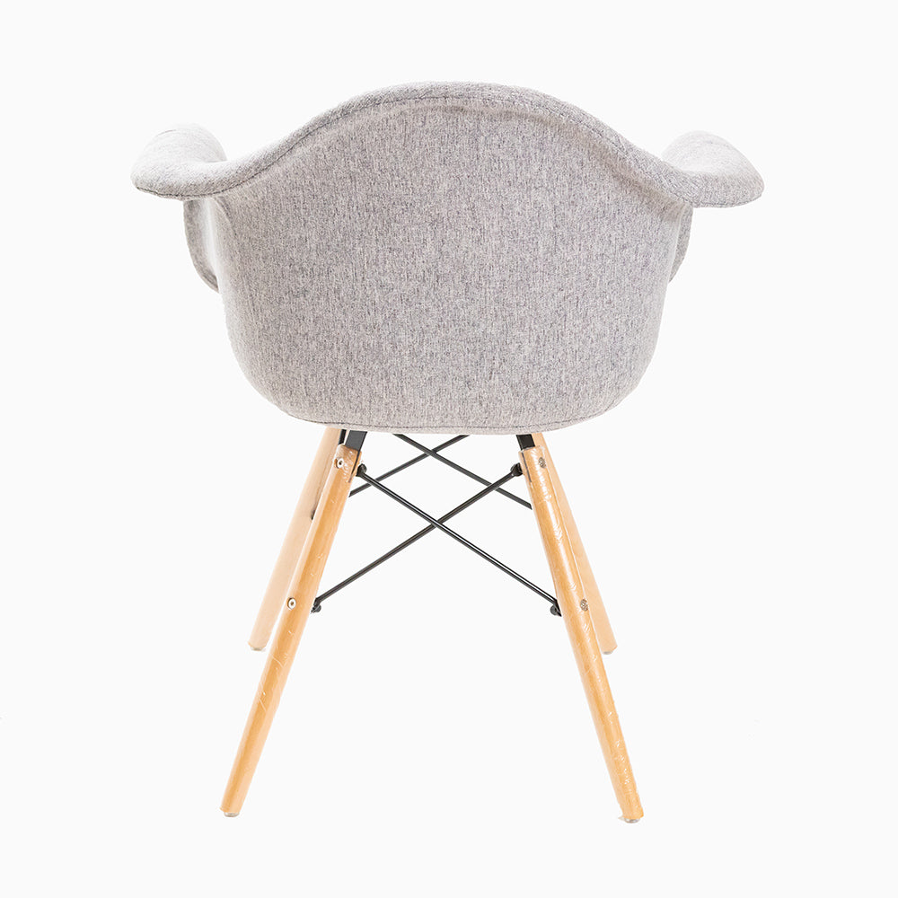 Iconic DAW Style Chair Fabric Grey