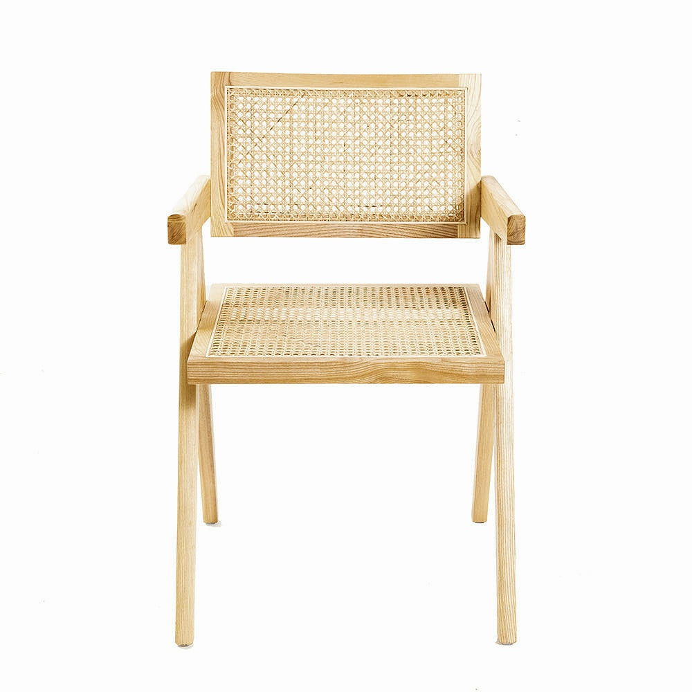 Pierre Jeanneret Style Chair Natural