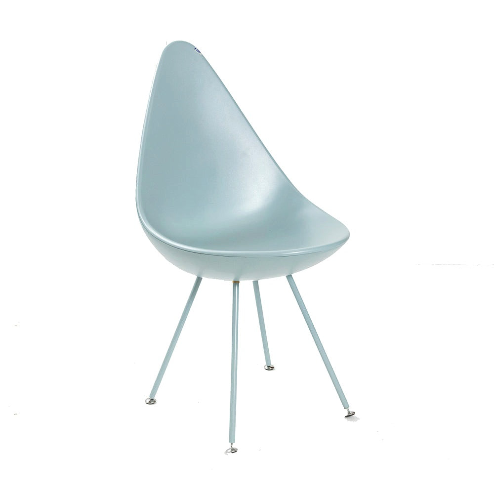 Drop Plastic Chair Pastel Blue