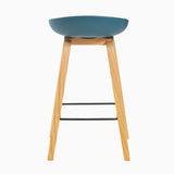 Vogue Low Back Bar Stool - Teal