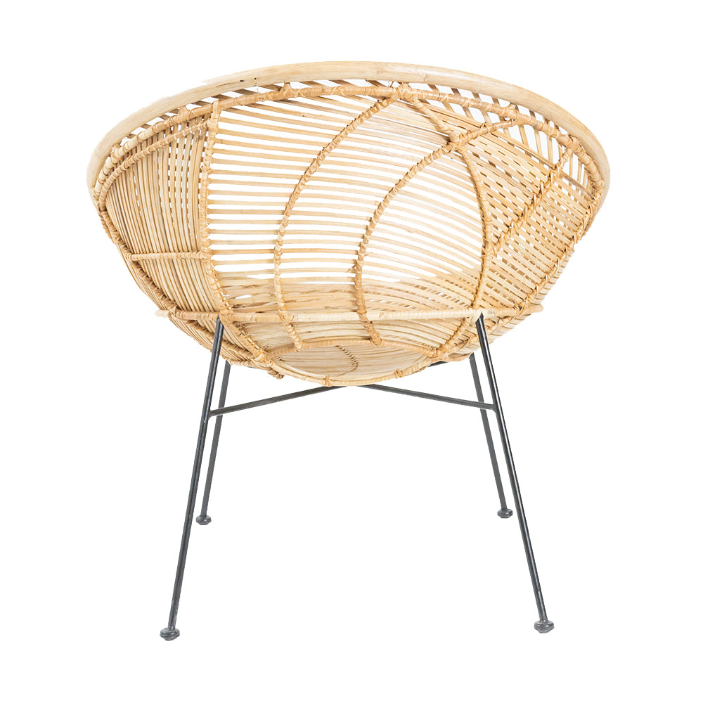 HKliving Rattan Ball Chair Natural