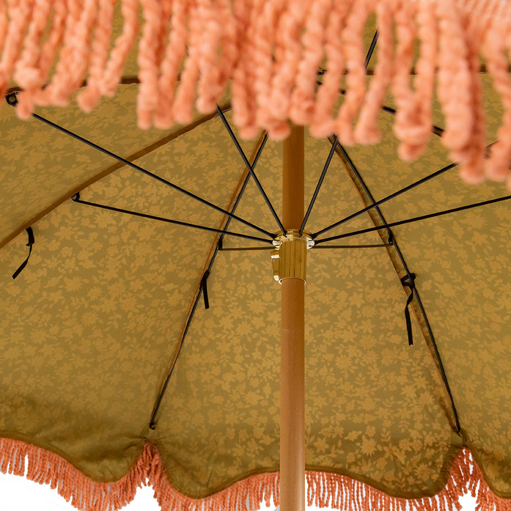 HKliving Beach Umbrella Vintage Floral